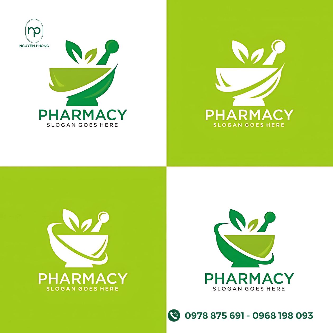 Mẫu logo dược phẩm